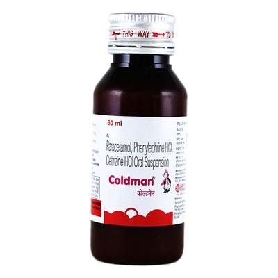 Coldman Syrup 60ml - Cough And Cold-Cou