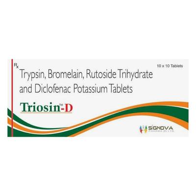 TRIOSIN D Tablet 10's - Pain relief-Ant