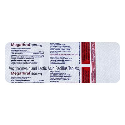 MEGATHRAL 500mg Tablet 5's - Bacterial Infections-Mac
