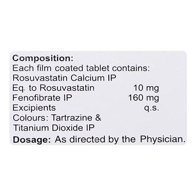 Cardiorostin FB Tablet 10'S - High Cholesterol-Dys
