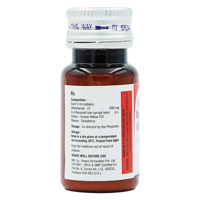 ALBENDAZOLE (CADILA) Suspension 10ml - Parasitic Worms-Ant