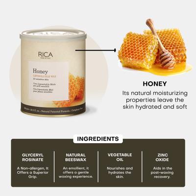 Rica Liposoluble Wax - Honey 800 ml - Shaving & Hair Removal