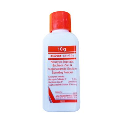 INTASPORIN Powder 10gm - Wound Care-Top