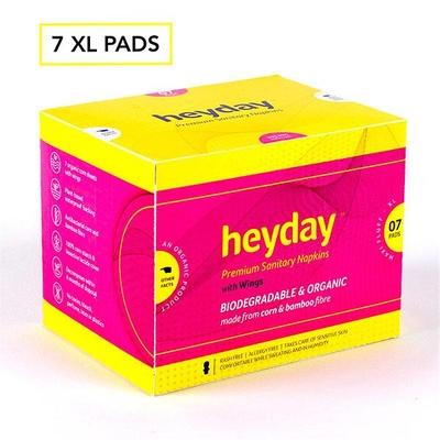 Heyday Organic and Natural Maxi Fluff (XL) Sanitary Pad 7's - Sanitary Napkins