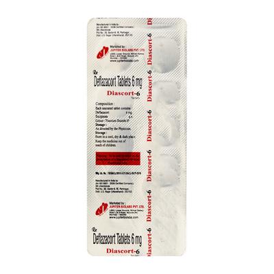 DIASCORT 6mg Tablet 10's - Hormonal Therapy-Imm