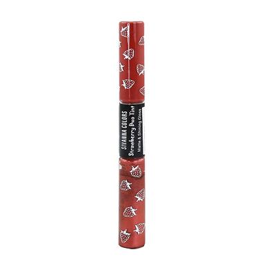 Sivanna Colors 2 in 1 Matte & Shining Lip Gloss - DK035 01 20 gm - Lip Glosses