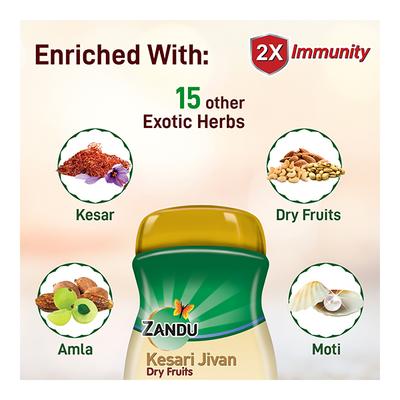 Zandu Kesari Jivan Paste - Dry Fruit 450 gm - Chyawanprash