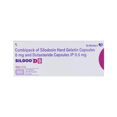 SILDOO D 8mg Combipack 10's - Bladder And Prostate Disorders-Dru