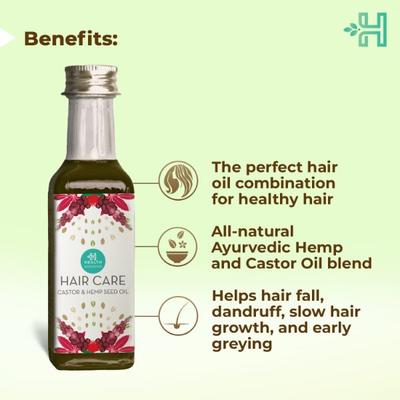 Health Horizons Hair Care Castor & Hemp Seed Oil - Vital Health