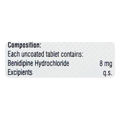 CONIDEP 8 Tablet 10's - Hypertension-Cal