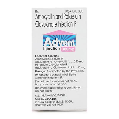 Advent 300mg Injection 1's - Bacterial Infections-Pen