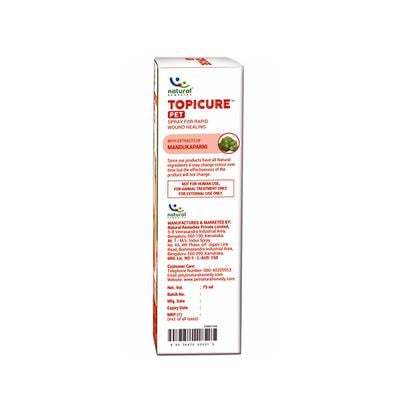 Natural Remedies Topicure Pet Liquid Spray 75 ml - Pet Healthcare