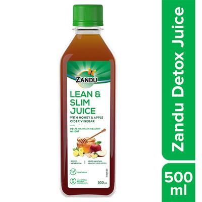Zandu Lean & Slim Juice - Honey & Apple Cider Vinegar 500 ml - Ayurvedic Juices