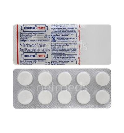 Diclotal Forte Tablet 10'S - Pain relief-Nsa