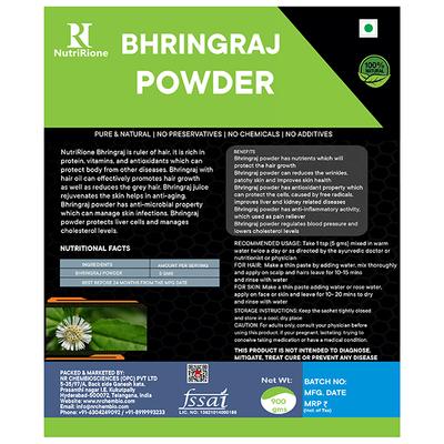 NutriRione Bhringaraj Powder 900 gm - Health Products