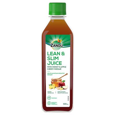 Zandu Lean & Slim Juice - Honey & Apple Cider Vinegar 500 ml - Ayurvedic Juices