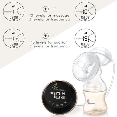 R For Rabbit First Feed Smart Electric Breast Pump - Black 1's - Breast Pump