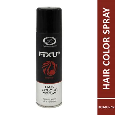 Fashion Colour Hair Colour Spray, Burgundy 150 ml - Hair Sprays & Mists