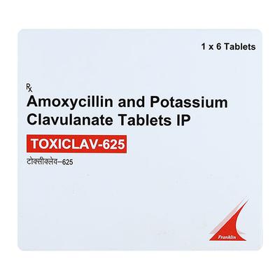 TOXICLAV 625 Tablet 6's - Bacterial Infections-Pen