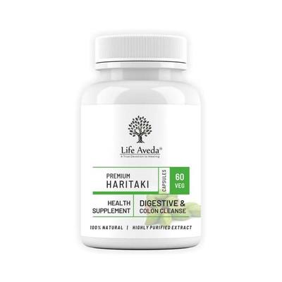 Life Aveda Premium Haritaki Veg Capsule 60's - Pure Herbs