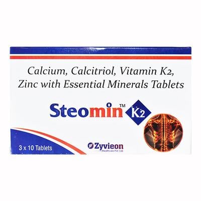 STEOMIN K2 Tablet 10's - Supplements-Cal