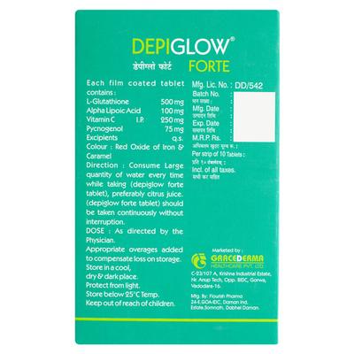 DEPIGLOW FORTE Tablet 10's - Supplements-Sup