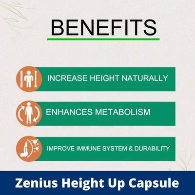 Zenius Height Up Capsule 60's - Speciality Medicines