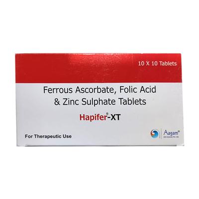 Hapifer Xt Tablet 10's - Anaemia-VMA