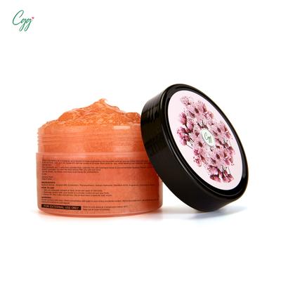CGG Cosmetics Japanese Cherry Blossom Gel Exfoliating Body Scrub 250 gm - Scrubs & Exfoliants