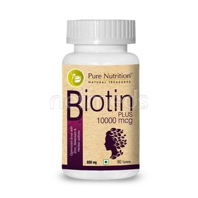 Pure Nutrition Biotin Plus Tablet 90's - Hair & Skin