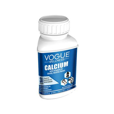 Vogue Wellness Calcium Softgel Capsule 60's - Calcium And Minerals