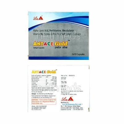 Antace Gold Capsule 10'S - Supplements-Vam