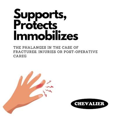 Chevalier Finger Cot Splint Support (M) - Supports And Braces