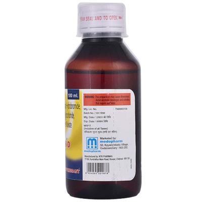 EXIL D Cough Syrup 100ml - Cough And Cold-Cou