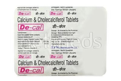 De cal Tablet 10'S - Supplements-Cal