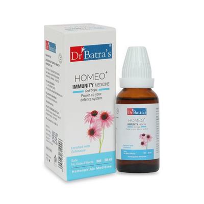 Dr. Batra's Homeo+ Immunity Medicine Oral Drops 30 ml - Homeopathic Drops