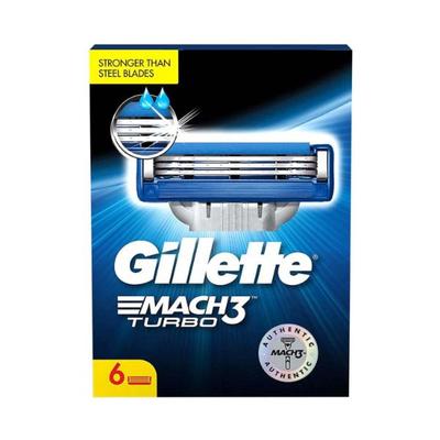 Gillette Mach Turbo3 Cartridges 6's - Razors & Cartridges