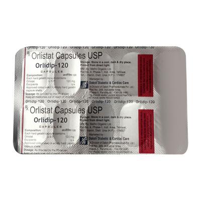 ORLIDIP 120 Capsule 10's - Obesity