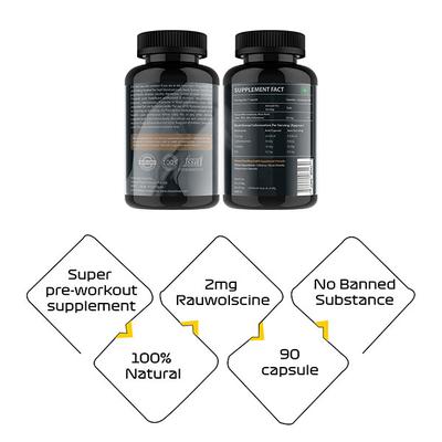 Vitaminhaat Rauwolscine Alpha Yohimbine Capsule 90's - Weight Loss