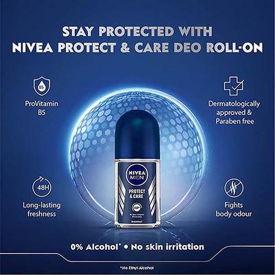 Nivea Men Protect & Care Roll On 50 ml - Men Deodorants/Roll-Ons