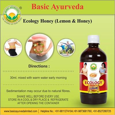 Basic Ayurveda Ecology Honey - Lemon & Honey 500 gm - Honey