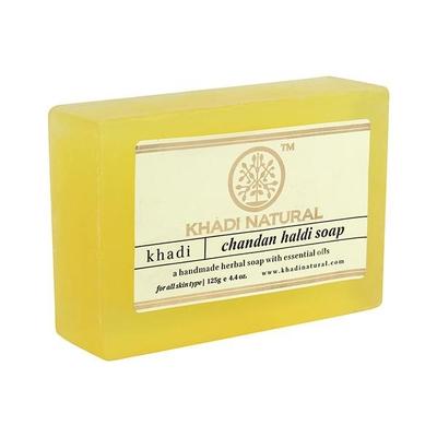 Khadi Natural Herbal Soap - Chandan Haldi 125 gm - Soaps