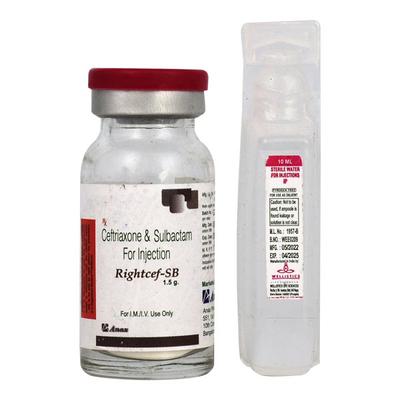 RIGHTCEF SB 1.5gm Injection 1's - Bacterial Infections-Cep