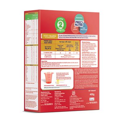 Farex Gentle Follow Up Formula - Stage 2 (6-12 Months) 400 gm - Refill Pack - Baby And Infant Supplements