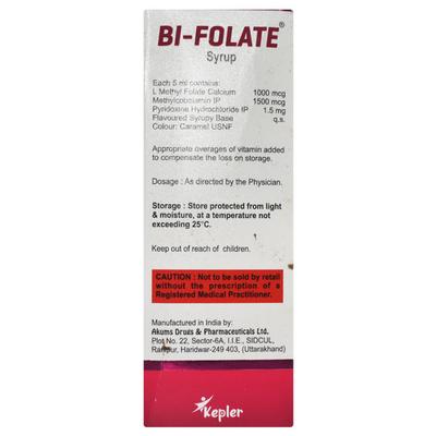 BI FOLATE Syrup 100ml - Supplements-Vam