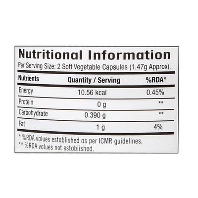 GNC Flax Seed Oil Capsule 180's - Vital Health