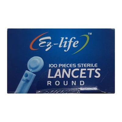 Ez-life Sterile Lancet - Round (31G) 100's - Blood Glucose Monitors/Test Strips