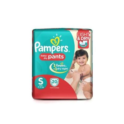 Pampers Baby-Dry Pants (S) 20's - Diapers & Wipes