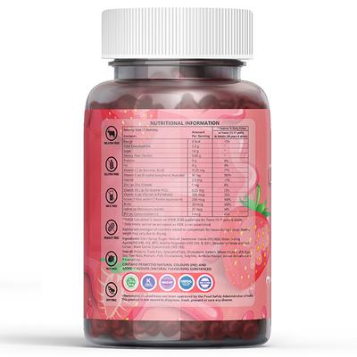 Inlife Hair, Skin & Nail Gummies - Strawberry 30's - Hair & Skin