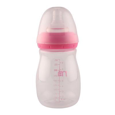 Mothercare Wide Neck Bottle - Pink 250 ml - Feeding & Nursing